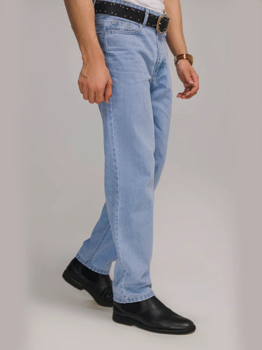 The Everyday Straight Fit Denim in Vintage Blue, image 3