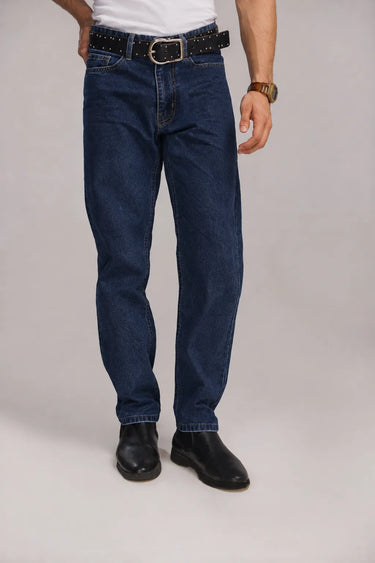 The Everyday Straight Fit Denim in Indigo Blue, image 1