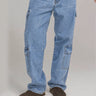 Unbound Stride Utility Denim Cargo in Vintage Blue, image 1
