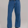 Off-Axis Wide Leg Denim in Classic Blue, image 1